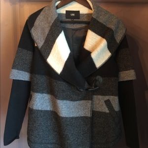 Line Wool Blend Jacket